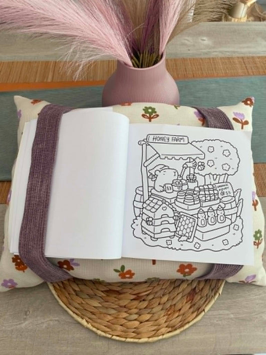 Coussin Cozy Colo et Lecture-  Lavande douce