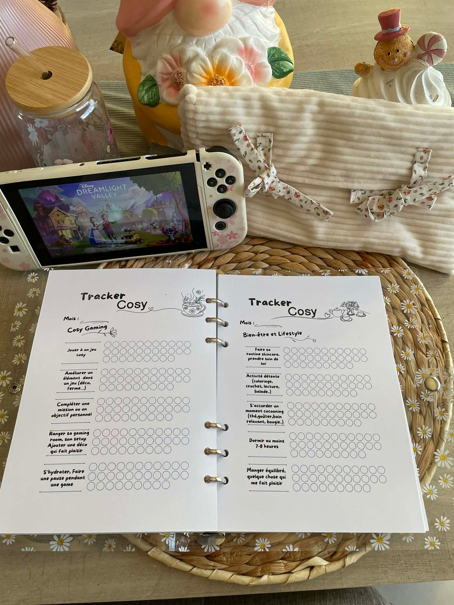 Carnet cosy gameuse