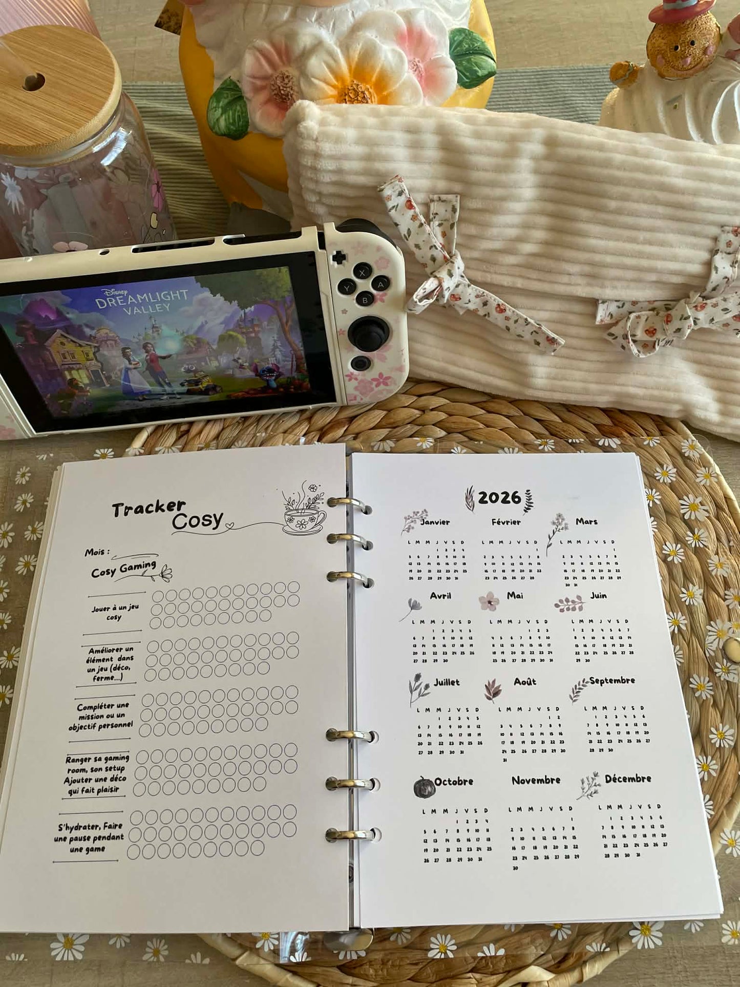 Carnet cosy gameuse