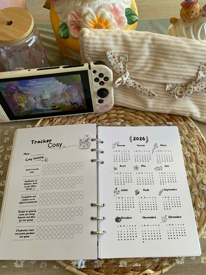 Carnet cosy gameuse