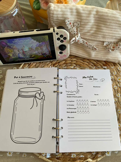 Carnet cosy gameuse