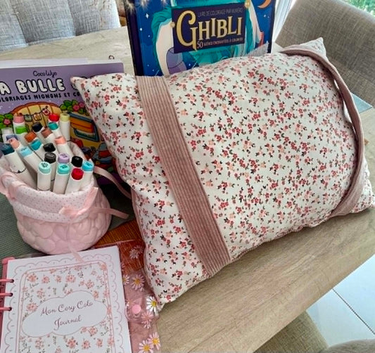 Coussin cosy de coloriage & lecture personnalisable